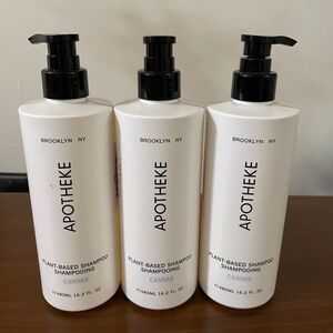 NEW Apotheke Canvas Plant-Based Shampoo 16.2fl. oz. Lot of 3